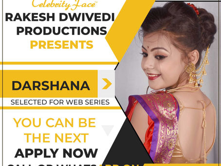 Darshana is Selected for the Celebrity Face Short Video Shoot.