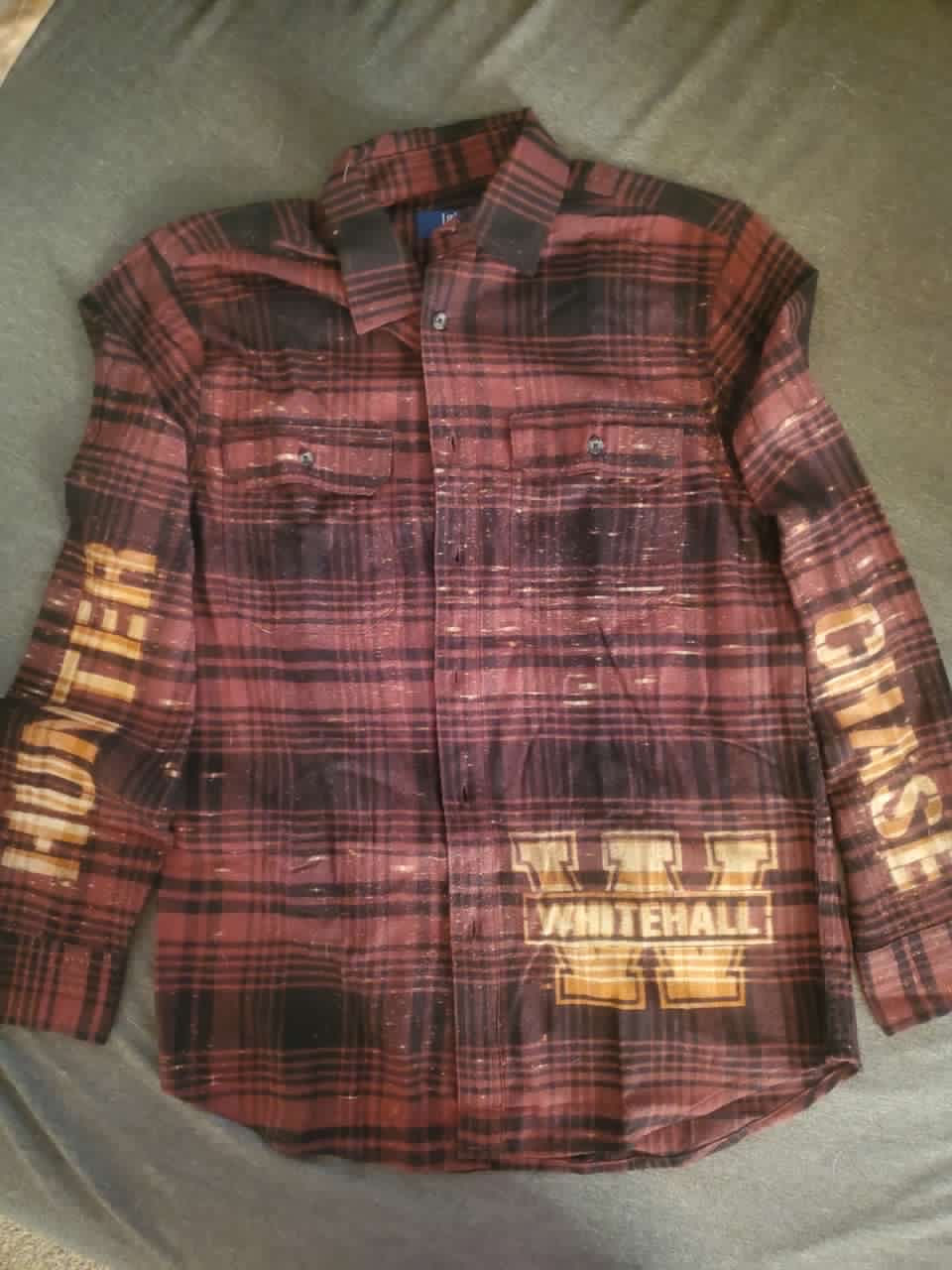 Thumbnail: CUSTOM TEAM FLANNEL - LOGO & PLAYER NAME