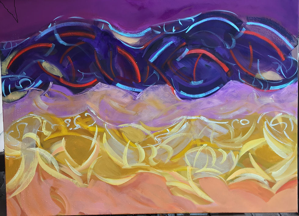 Abstract Purple