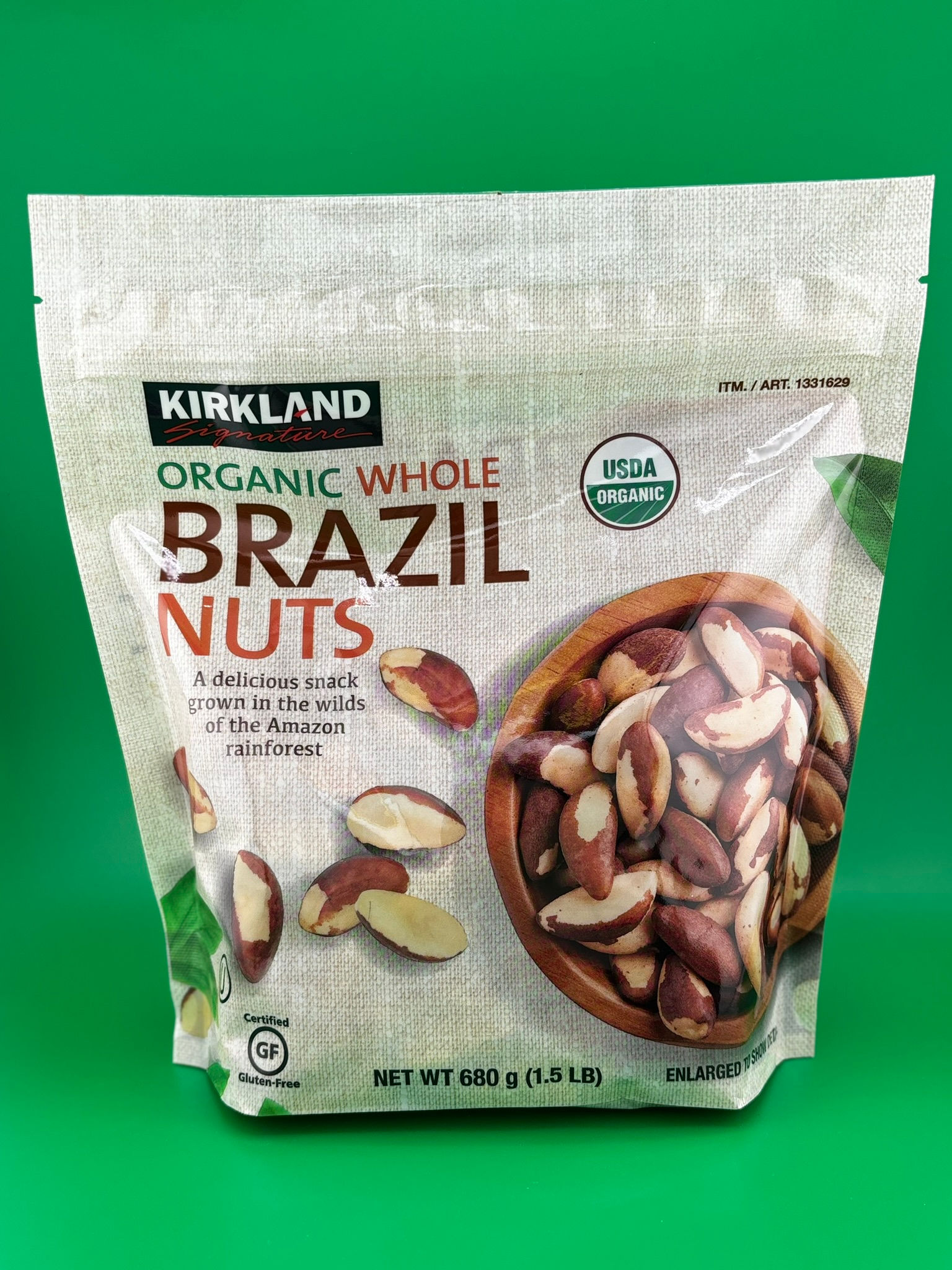 Kirkland Signature Organic Whole Brazil Nuts