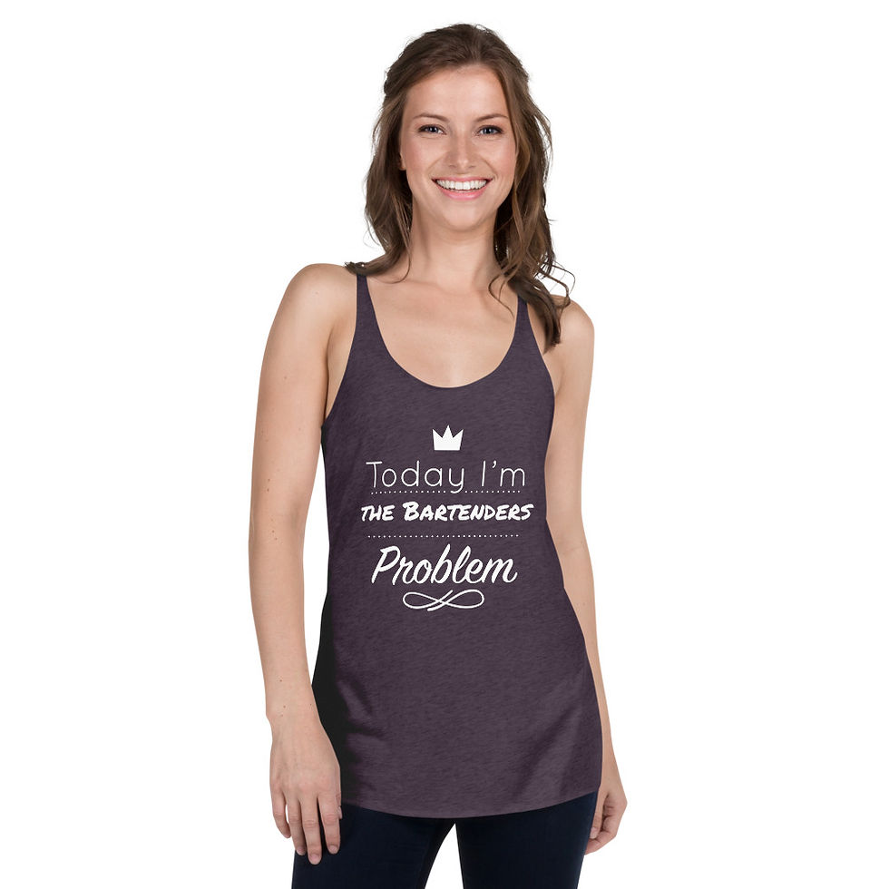 Thumbnail: Bartenders Problem Women's Racerback Tank