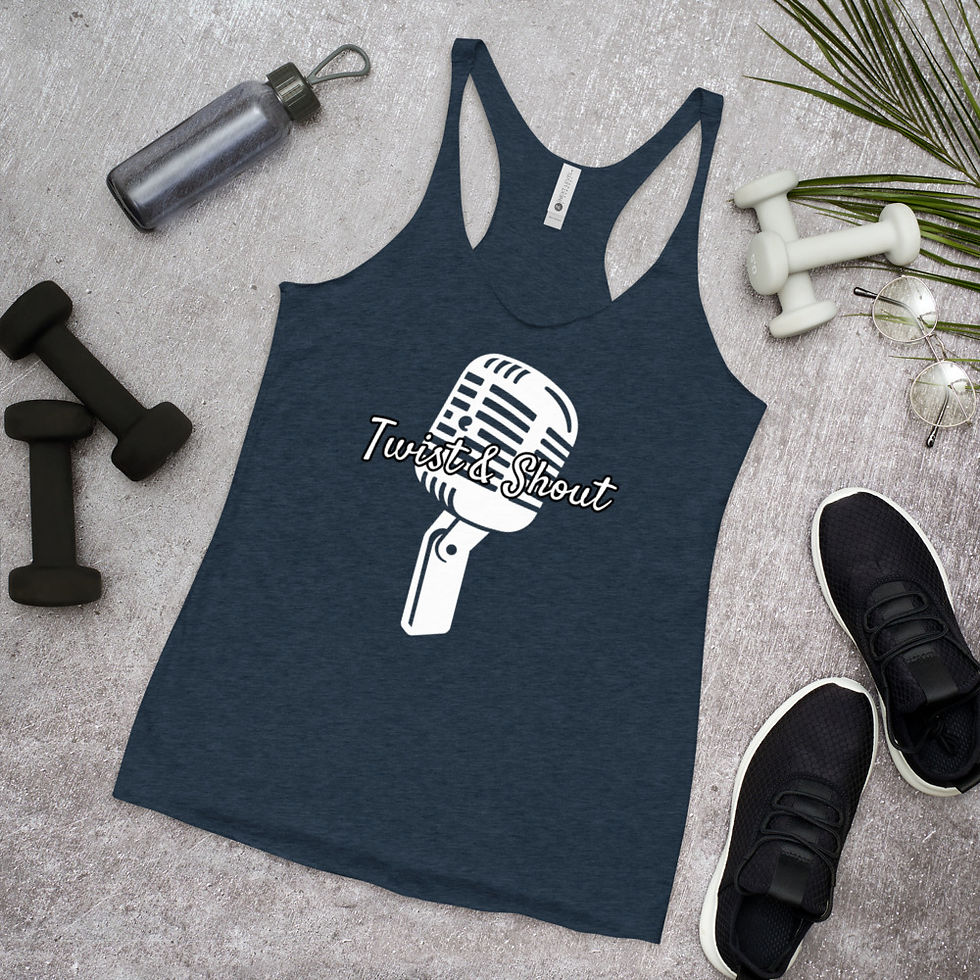 Thumbnail: 1950's Microphone Women's Racerback Tank