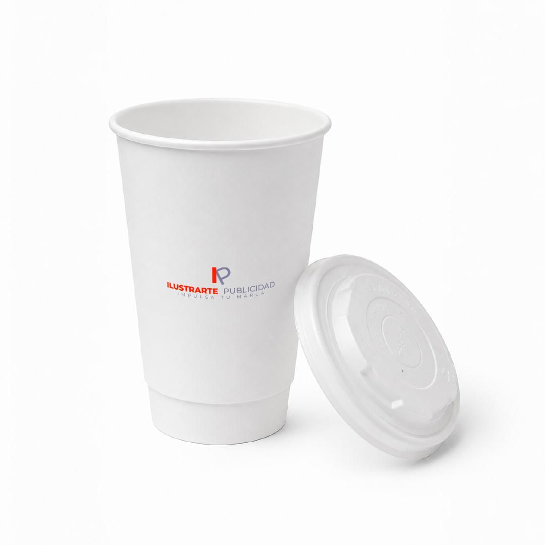 VASO DE PAPEL CON LOGO 10 ONZAS