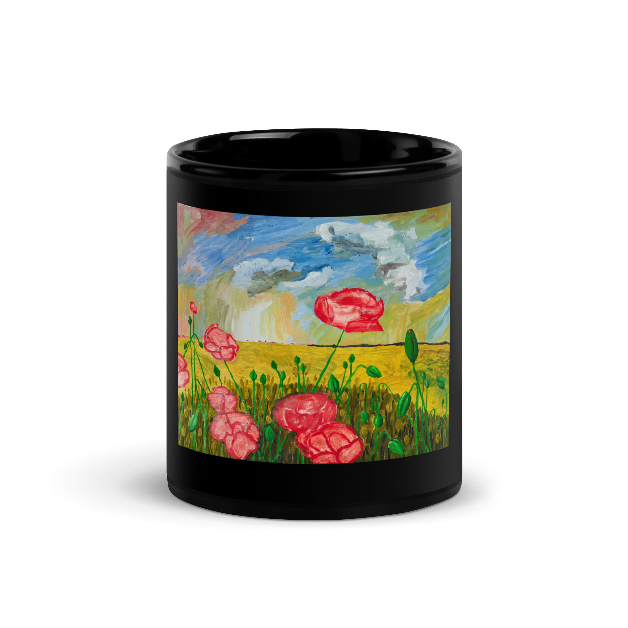 Poppies in a Landscape