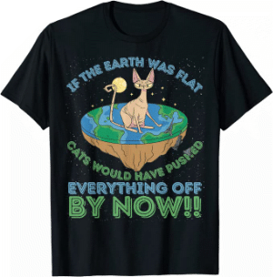 If The Earth Was Flat Sphynx Cat.gif