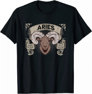 Aries The Ram Zodiac Star Sign Born in March or April - Standard T-Shirt-productor-300-moc