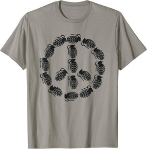 300 Pineapple Grenade Controversial Peace Sign _Dark Edition_ - Standard T-Shirt-productor