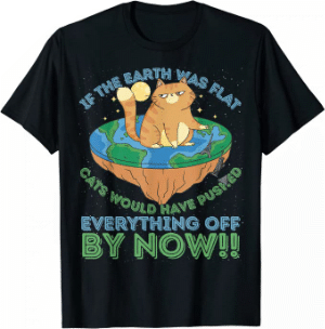 If The Earth Was Flat Tabby Cat.gif