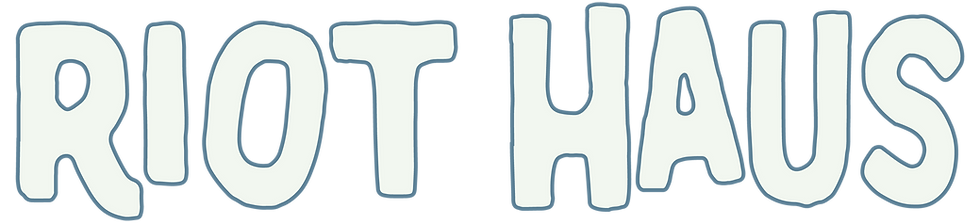 RIOT HAUS - PRIMARY LOGO WITH BORDER - WHITE WITH SLATE.png