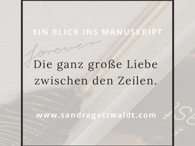 Ein Blick ins Manuskript