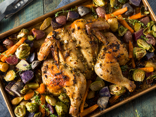 One Pan Roast Deviled Chicken