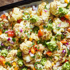 Cheesy Cauliflower Nachos