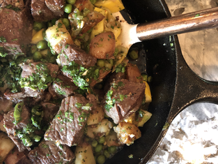 One Pan Flank Steak