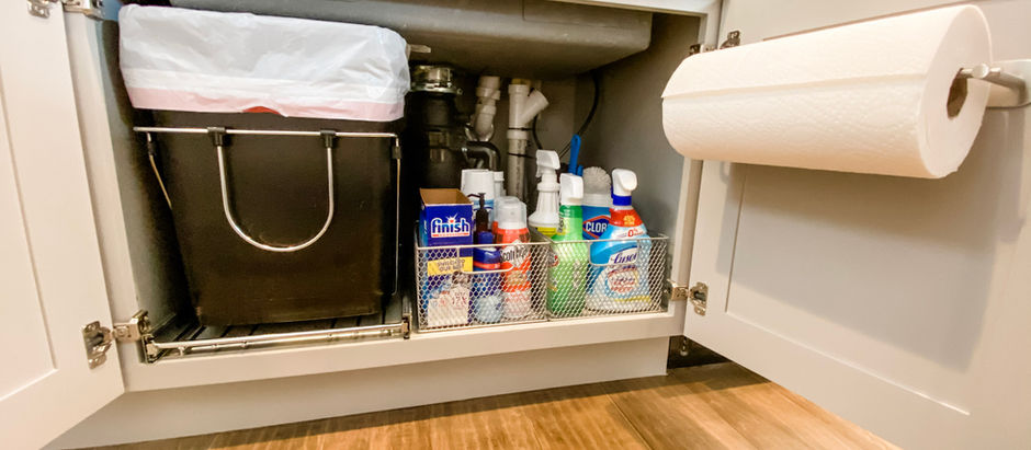  Getting Organized Under the Kitchen Sink