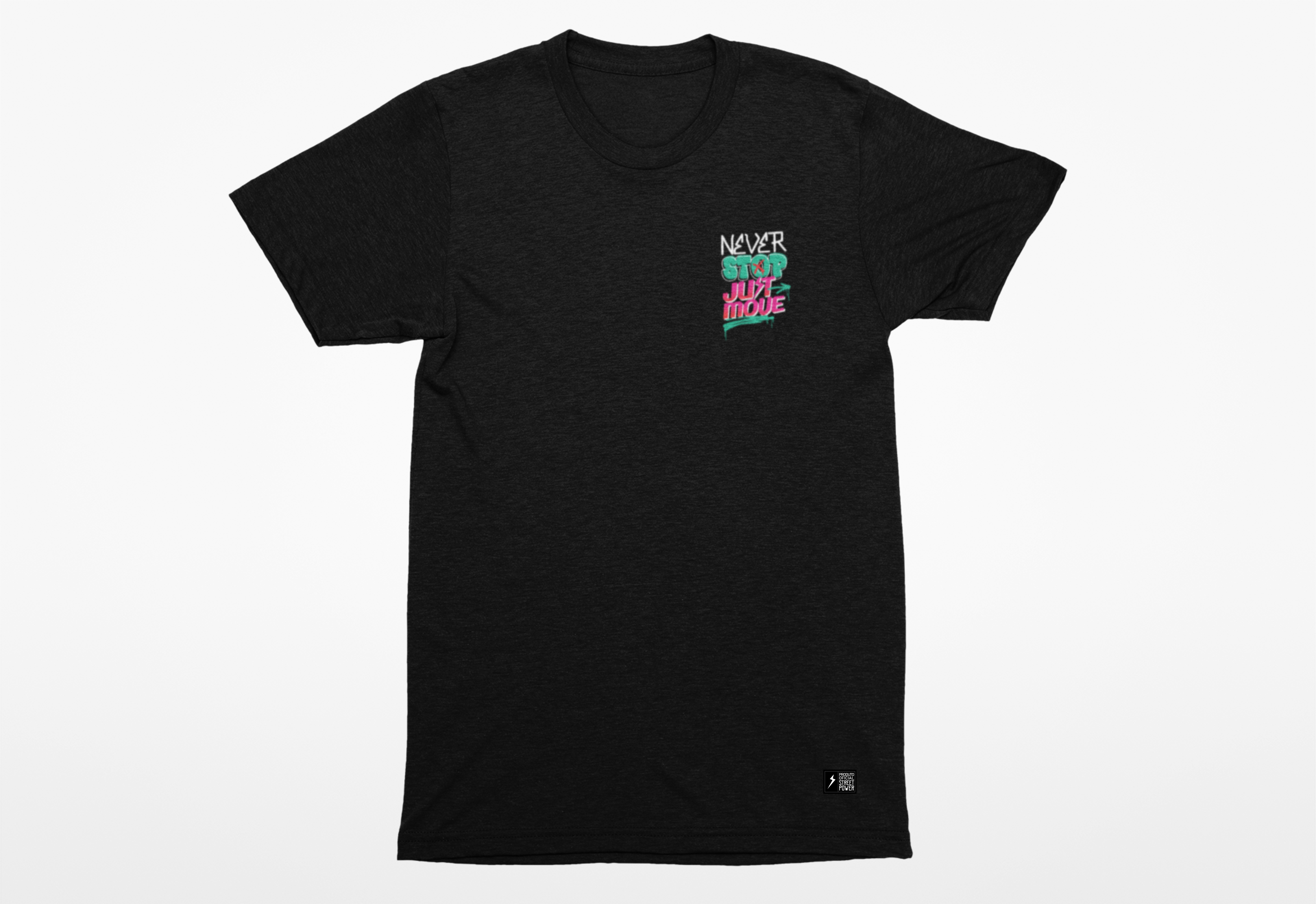 Camiseta Never Stop Unissex