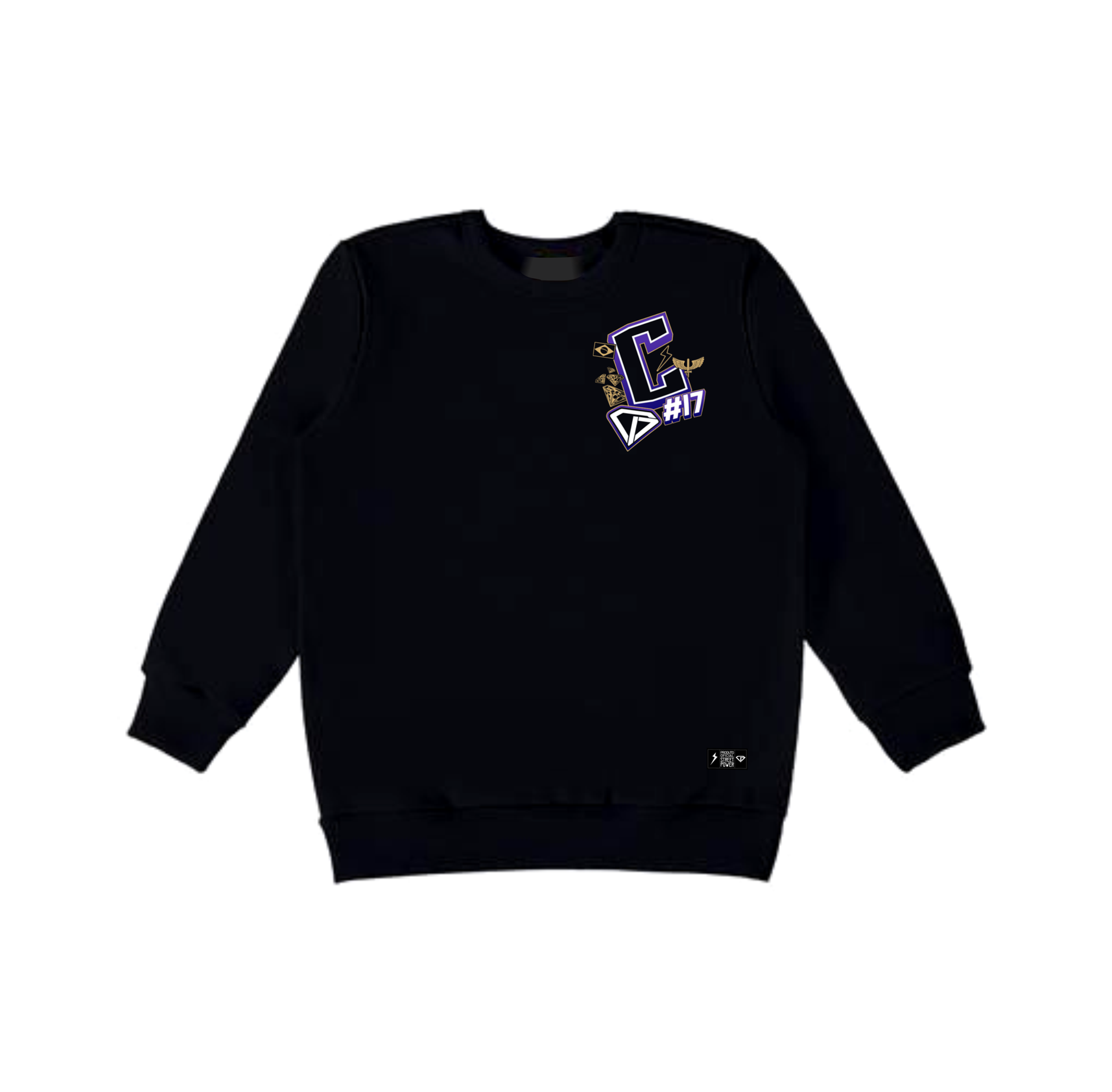 Blusa Moletom Tradicional Infantil Diamante Collection