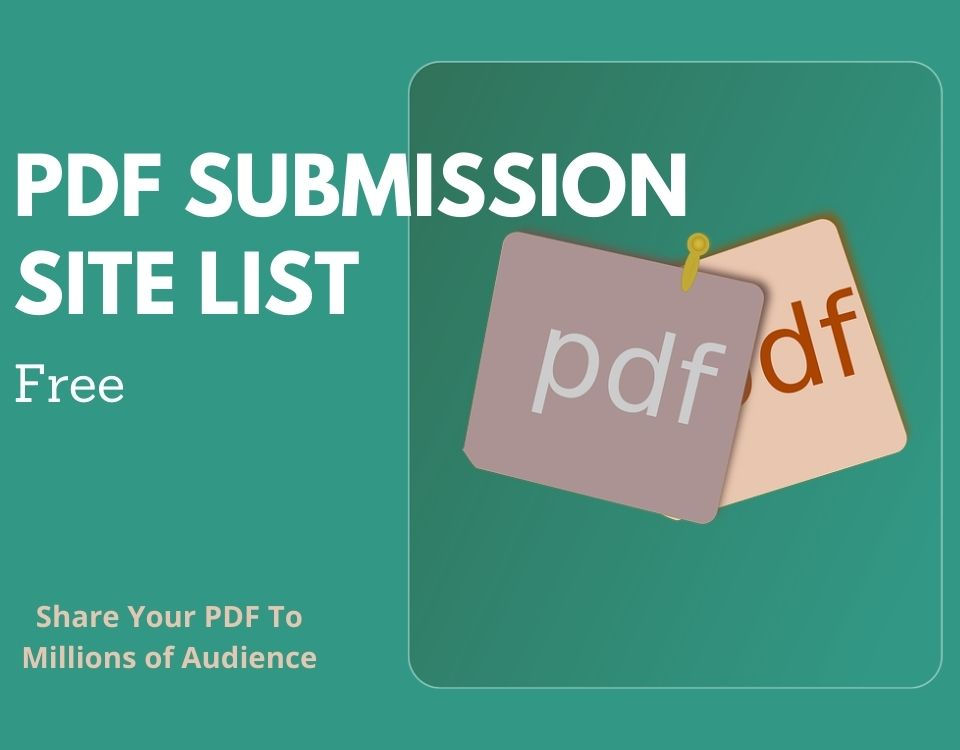 pdf submission site list