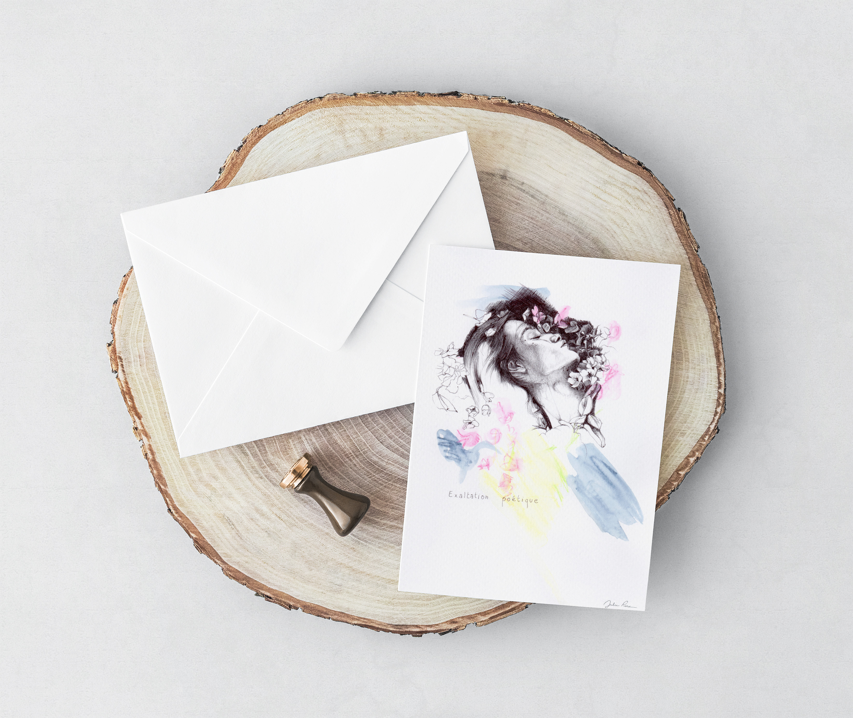 EXALTATION POETIQUE - TIRAGE D'ART