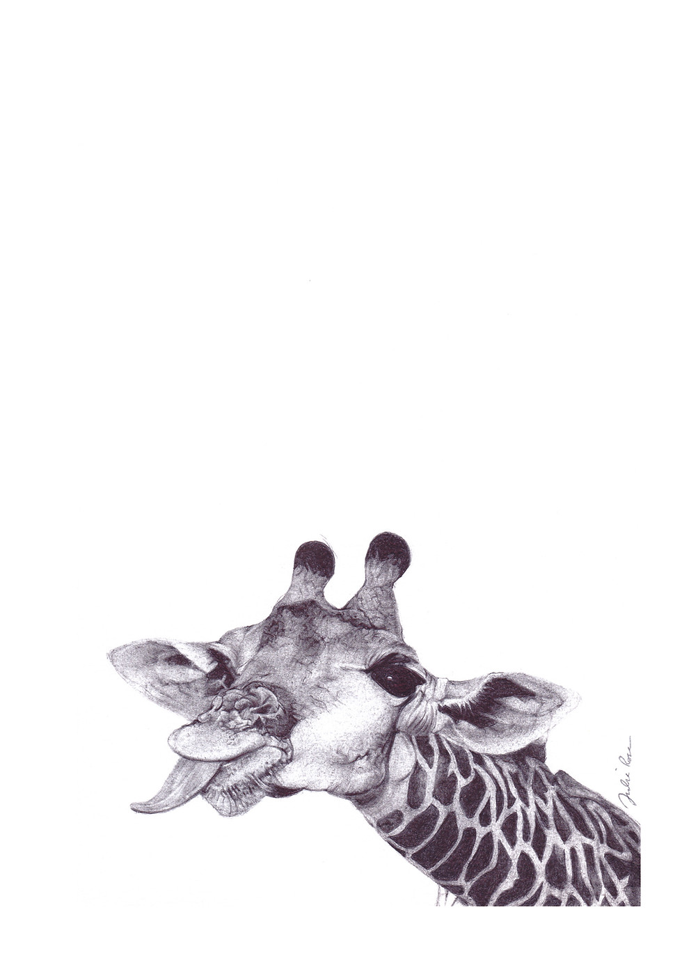 Miniature : LA GIRAFE - TIRAGE D'ART
