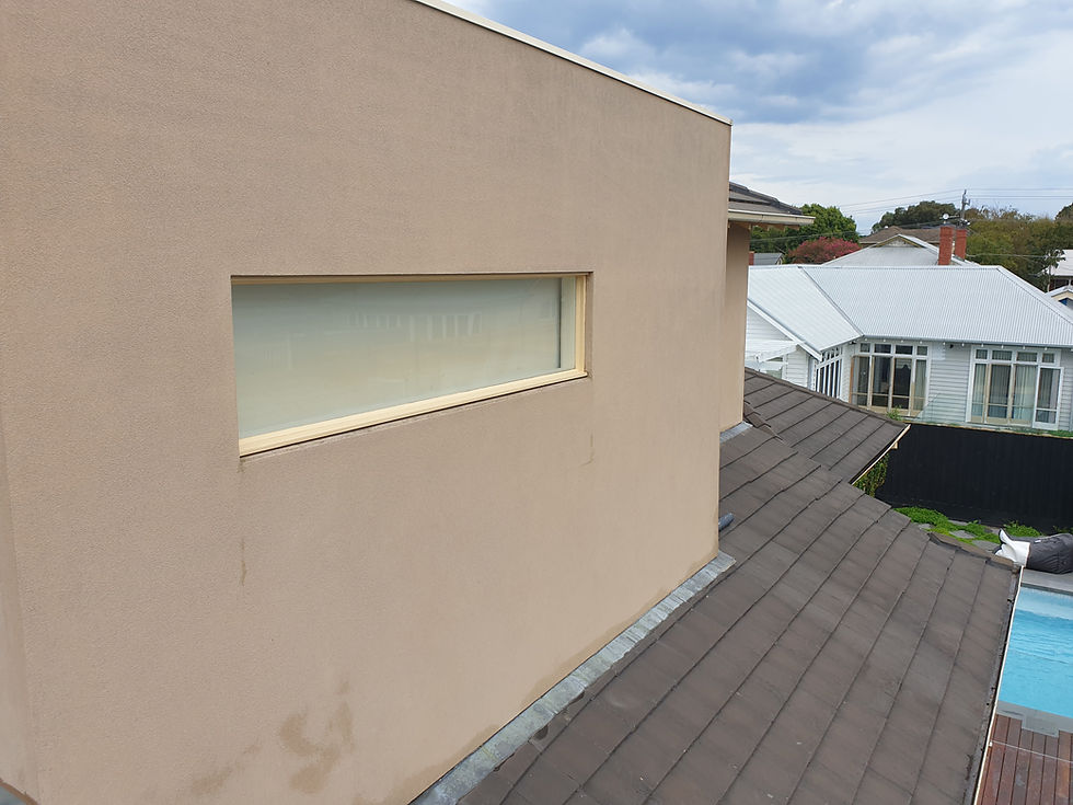 A rendered home extension cleaned by Horand Industry