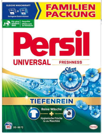 Persil prašak za pranje rublja Freshness by Silan 4,95kg – deterdžent za 90 pranja, online kupnja i dostava na luroni.hr