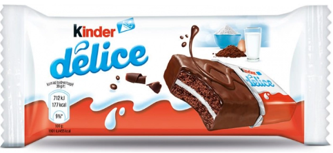 Kinder Délice 10x39g – čokoladni biskvit s mliječnim punjenjem i preljevom, online kupnja i dostava na luroni.hr