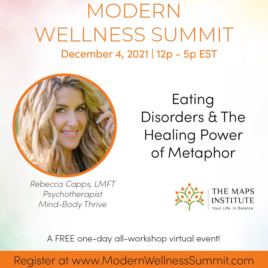 Rebecca Capps speaking at the 2021 Modern Wellness Summit