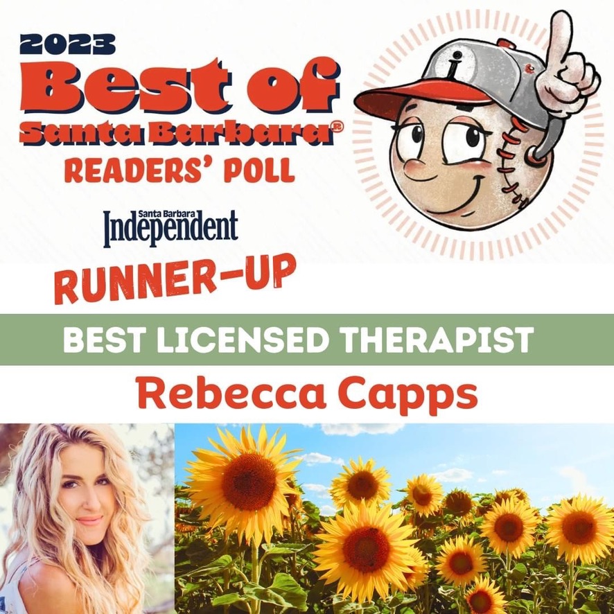 2023 Best of Santa Barbara Readers’ Poll runner-up for Best Licensed Therapist, Rebecca Capps