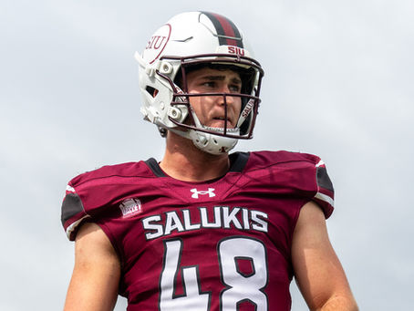 SIU long-snapper Ryan Algrim planning a career as firefighter