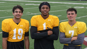 “Big brother” DJ Williams mentors close-knit Saluki quarterbacks room