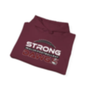 StrongDawgs Unisex Hoodie (White, Maroon, Black, Charcoal)