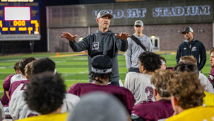 Saluki Football spends Friday night in Marion for its second scrimmage of spring ball