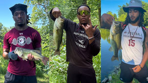 Bass fishing mixes fun, relaxation and competition for Saluki Football teammates