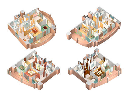 分譲マンション　内観　パース