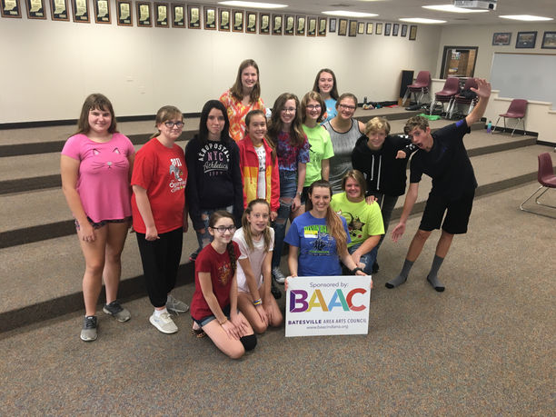 Choreographer Danyel Mann visits Batesville Middle School Choir