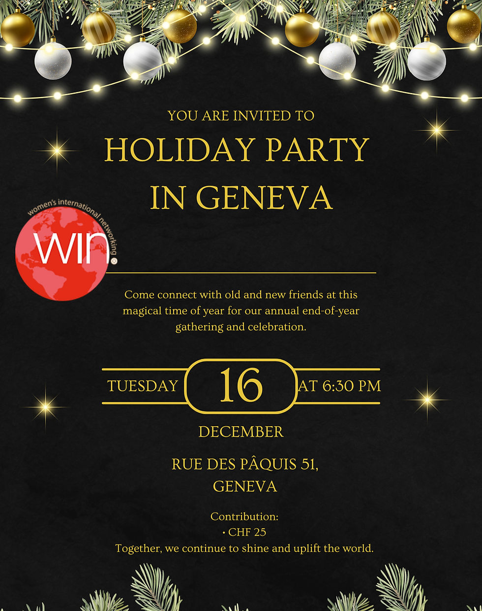 Holiday Party in Geneva