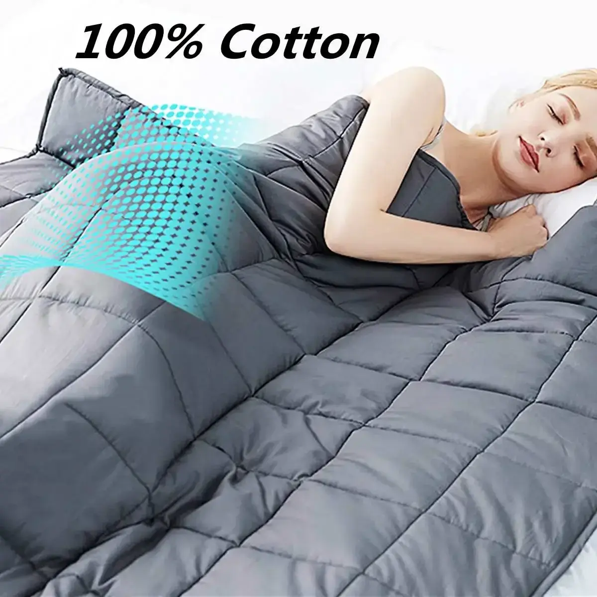Weighted Blanket Throw Blanket Bed Blankets Decompression