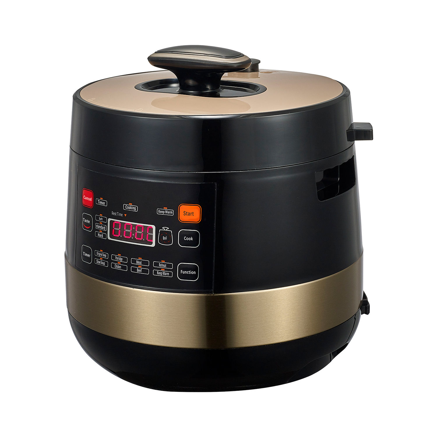 Household 6L Electric Stainless Steel Smart Pressure Cooker Rice Cooker with LCD