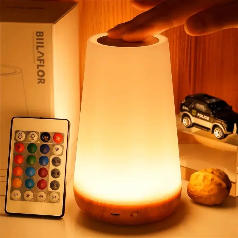 Miniature : Lamp Portable Table Bedside Lamps USB Rechargeable Night Lamp