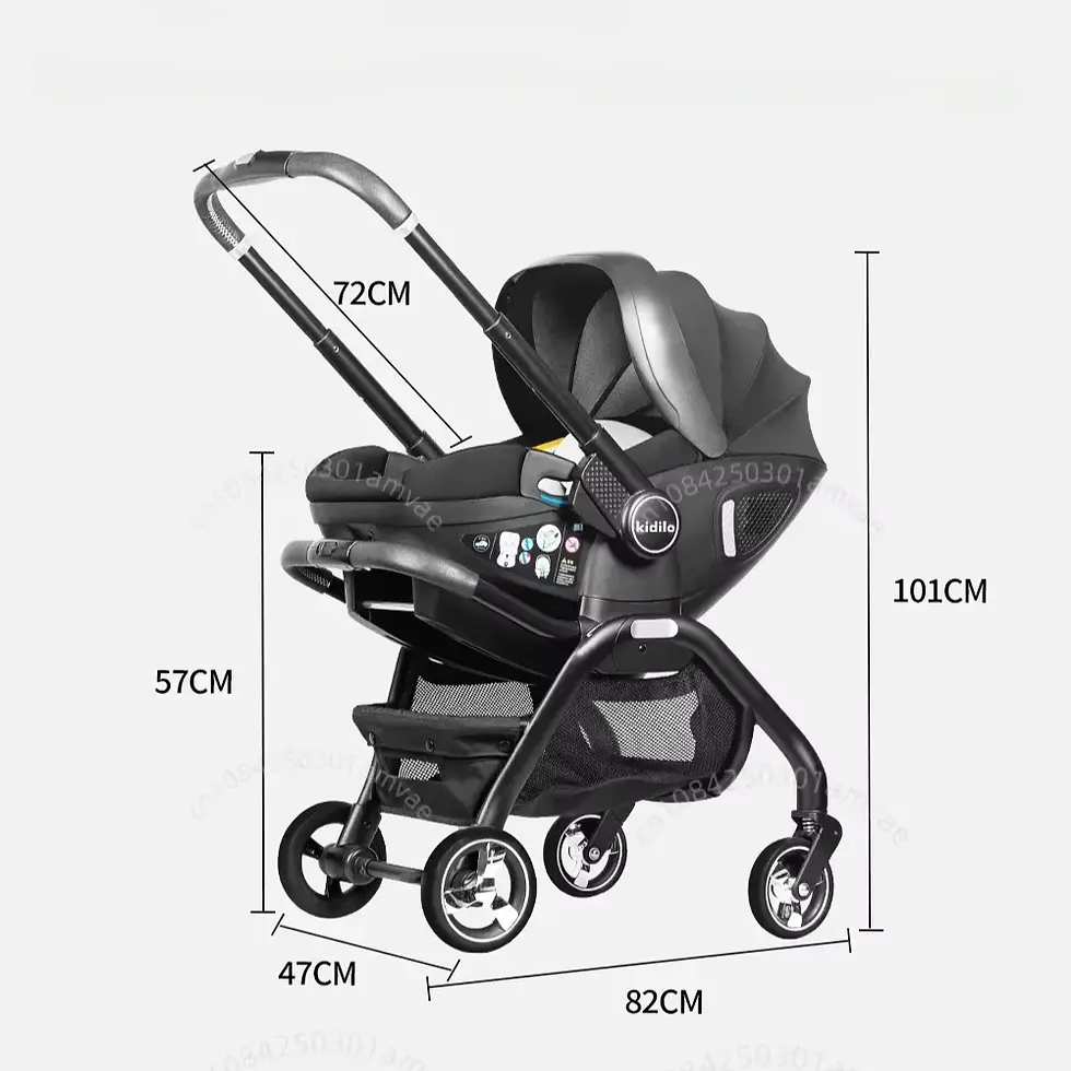 Miniature : Portable 3-In-1 Baby Stroller Newborn Baby Sleeping Basket