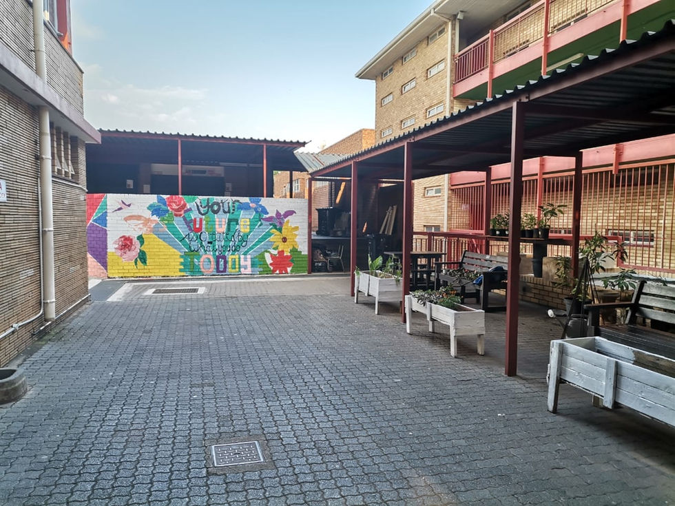Mural painted at Pretoria Technical High school