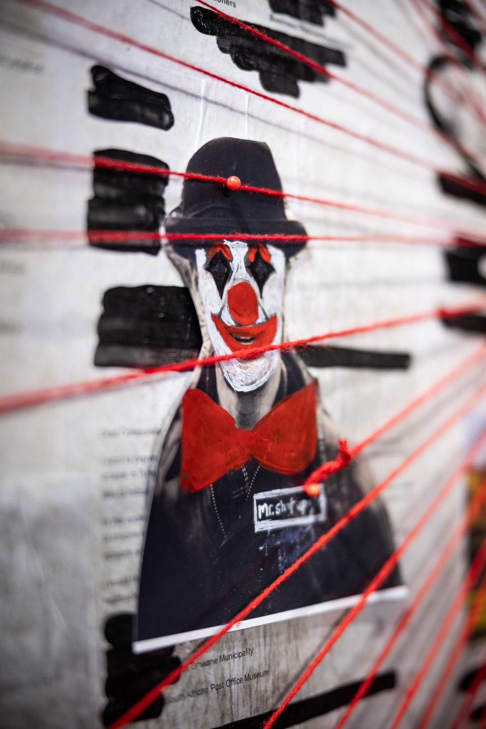 Detail of Bureaucrazy wall