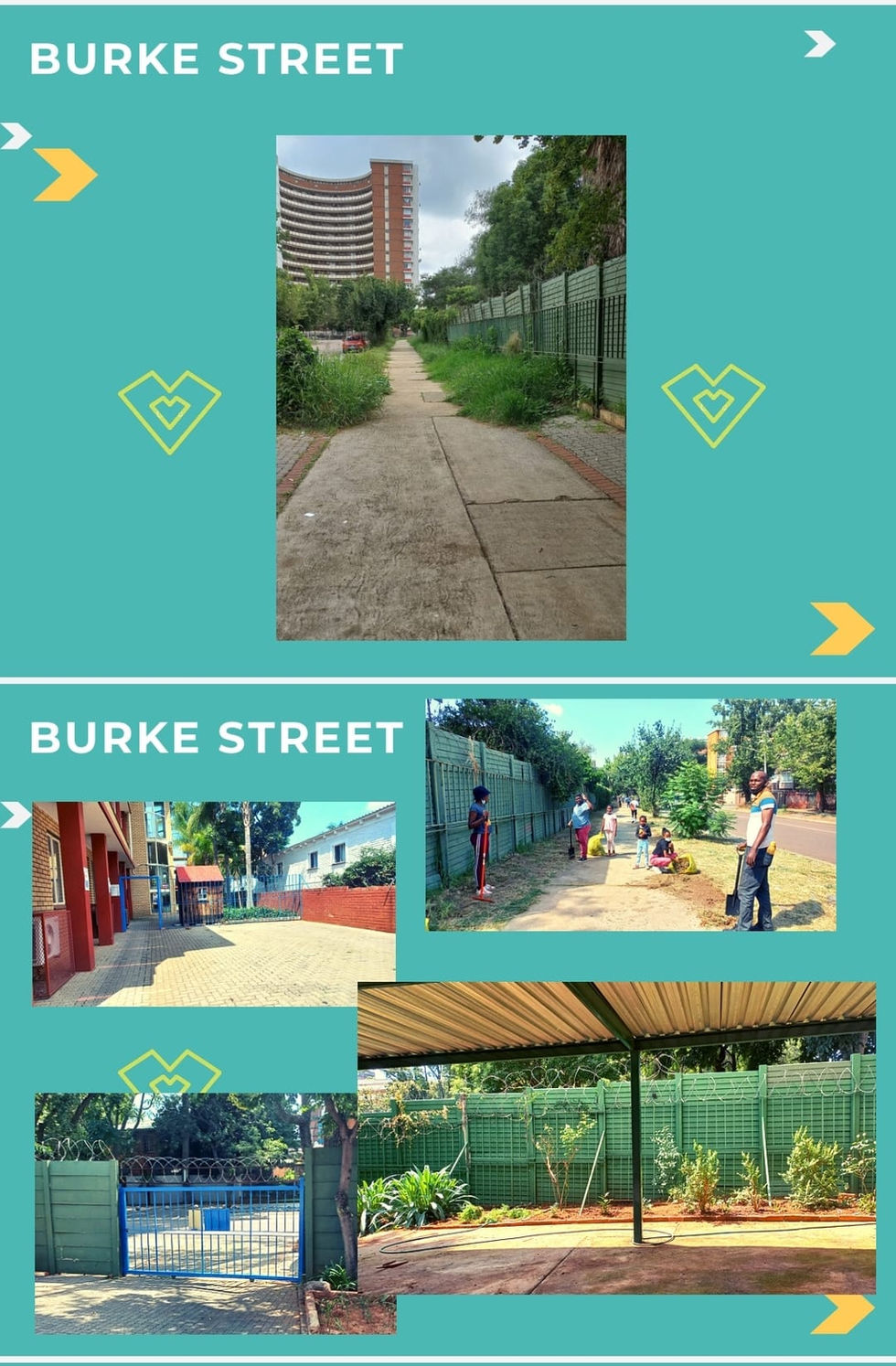 Community project in Sunnyside Pretoria.