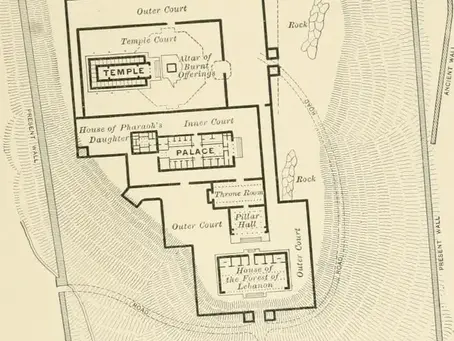 Poole's Outline of 1 Kings 7: Solomon's House and Brass Works
