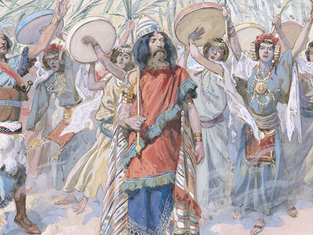 Poole on 1 Samuel 18:6, 7: David Magnified in Song