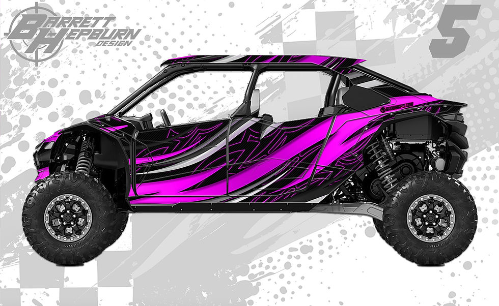 Thumbnail: Tribal Flow (Kawasaki Teryx5 H2 Wrap Kit)