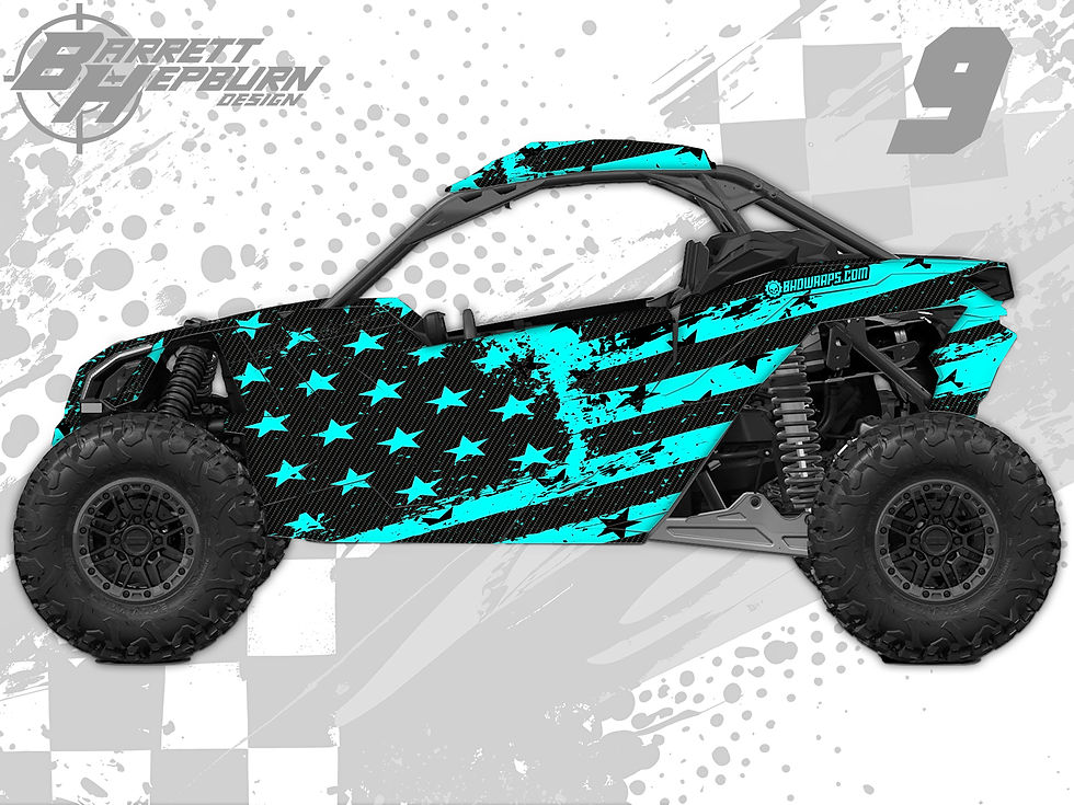 Thumbnail: Vice Flag (Can-Am Maverick X3 Wrap Kit)
