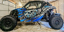 Can AM X3 after application of custom Barrett Hepburn Deisgn wrap kit