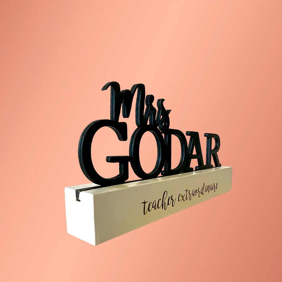 Thumbnail: CUSTOM Desk Nameplate