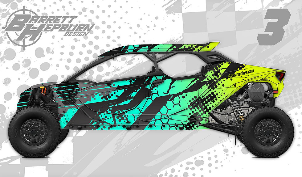 Thumbnail: Live Wire (Can-Am Maverick R Max Wrap Kit)